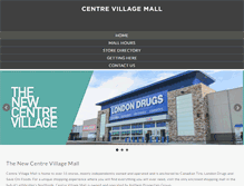 Tablet Screenshot of centrevillagemall.ca